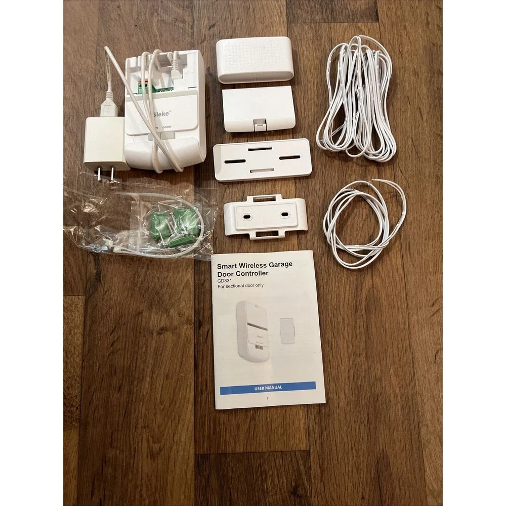 Sieke Smart Garage Door Opener - 2.4G WiFi - White - Picture 9 of 16